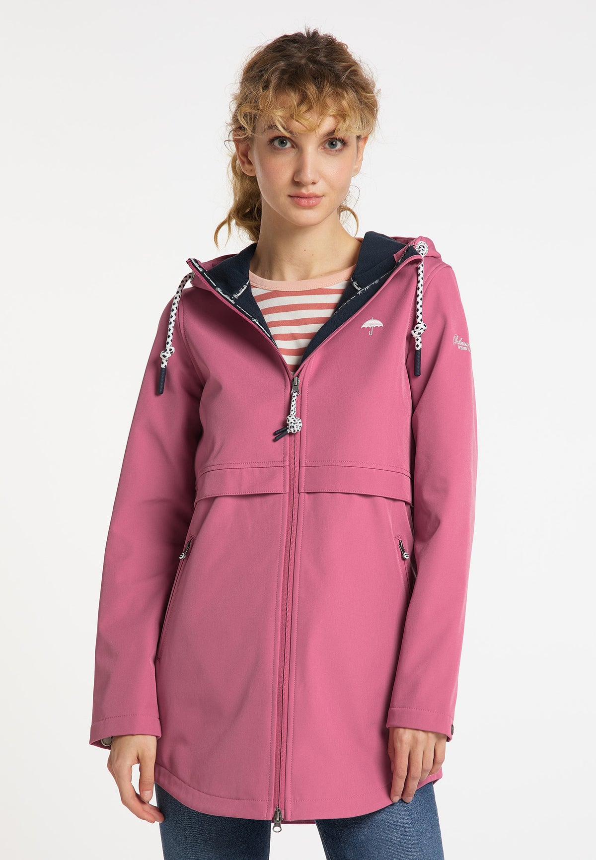 Schmuddelwedda Damen-Kurzmantel aus Softshell