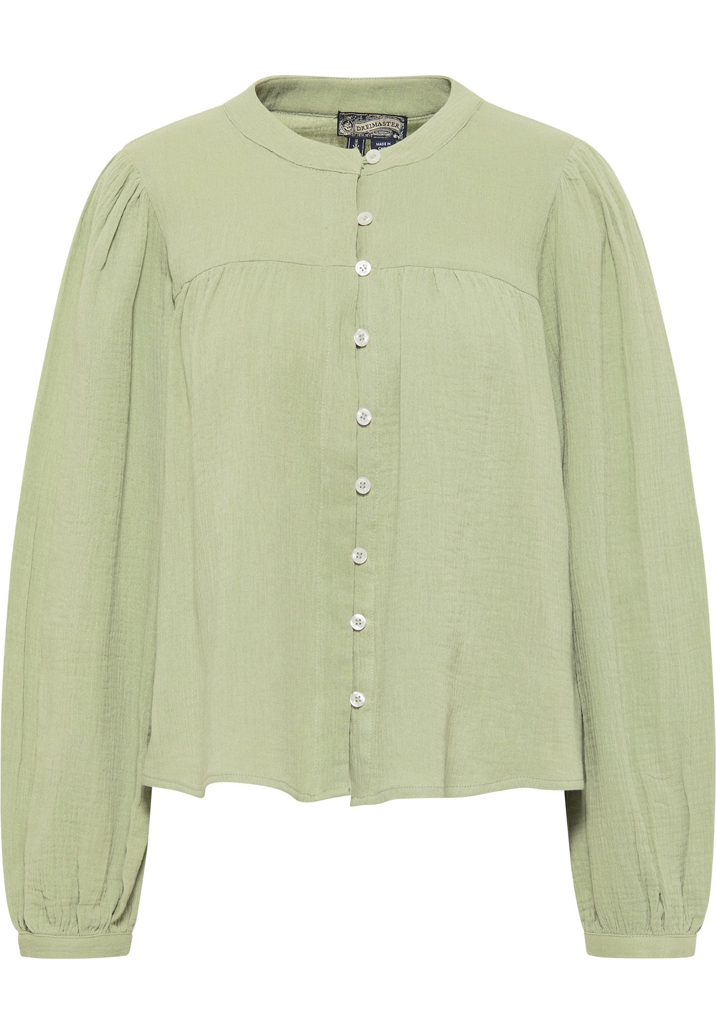 DreiMaster Vintage Women's Cotton Muslin Blouse