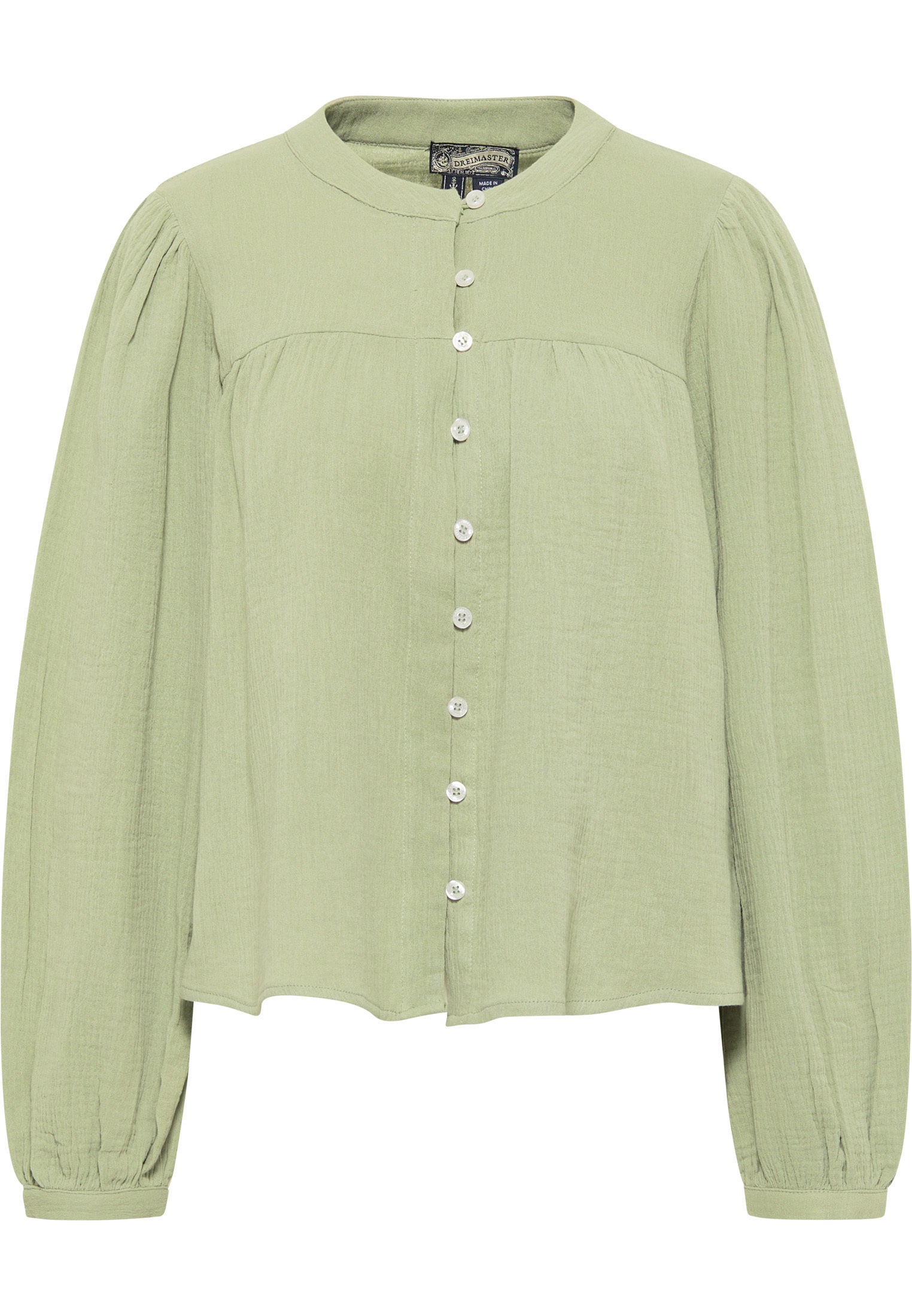 DreiMaster Vintage Women's Cotton Muslin Blouse