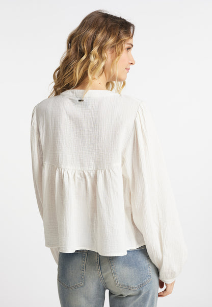 DreiMaster Vintage Women's Cotton Muslin Blouse