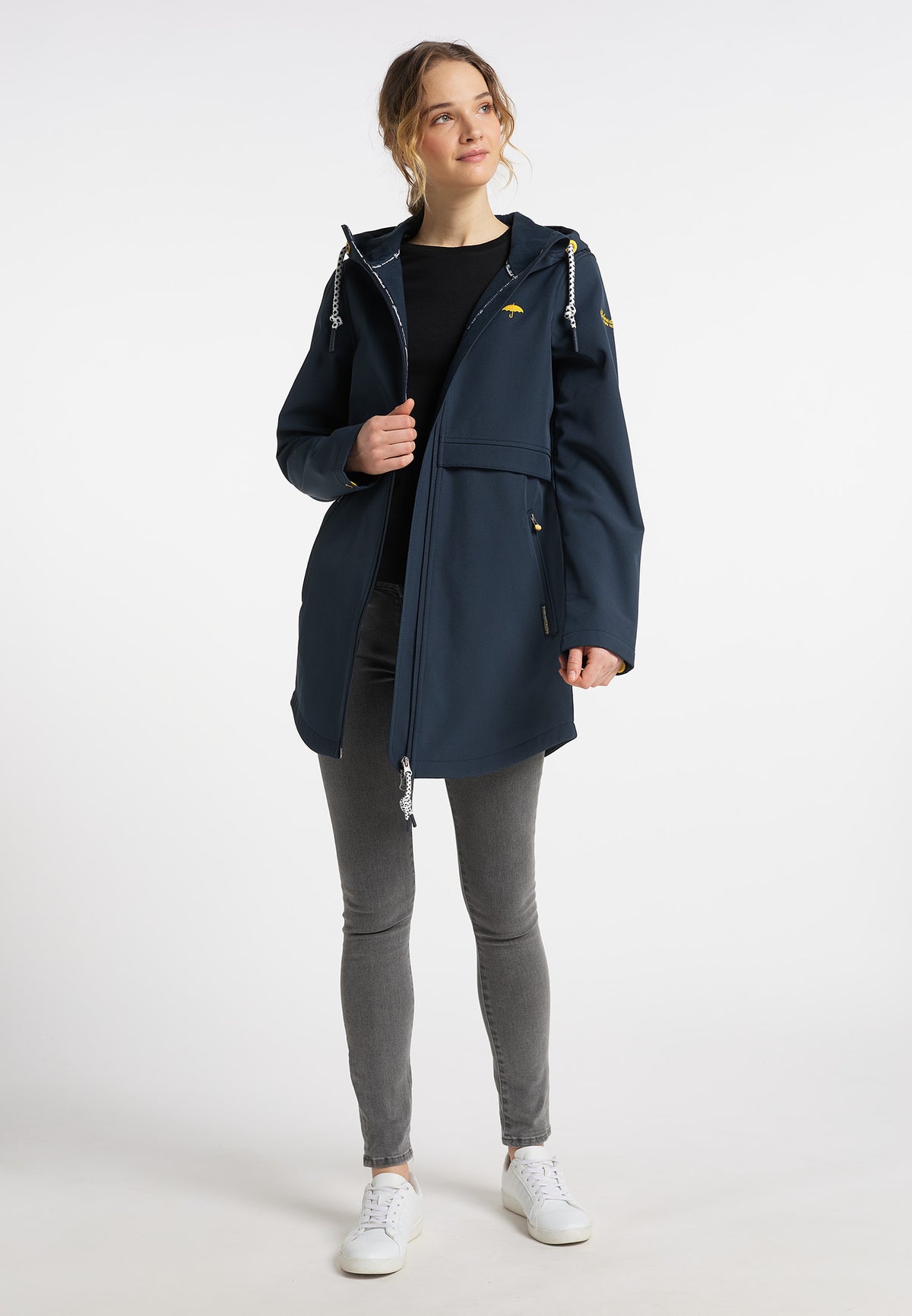 Schmuddelwedda Damen-Kurzmantel aus Softshell