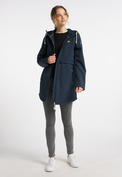 Schmuddelwedda Damen-Kurzmantel aus Softshell