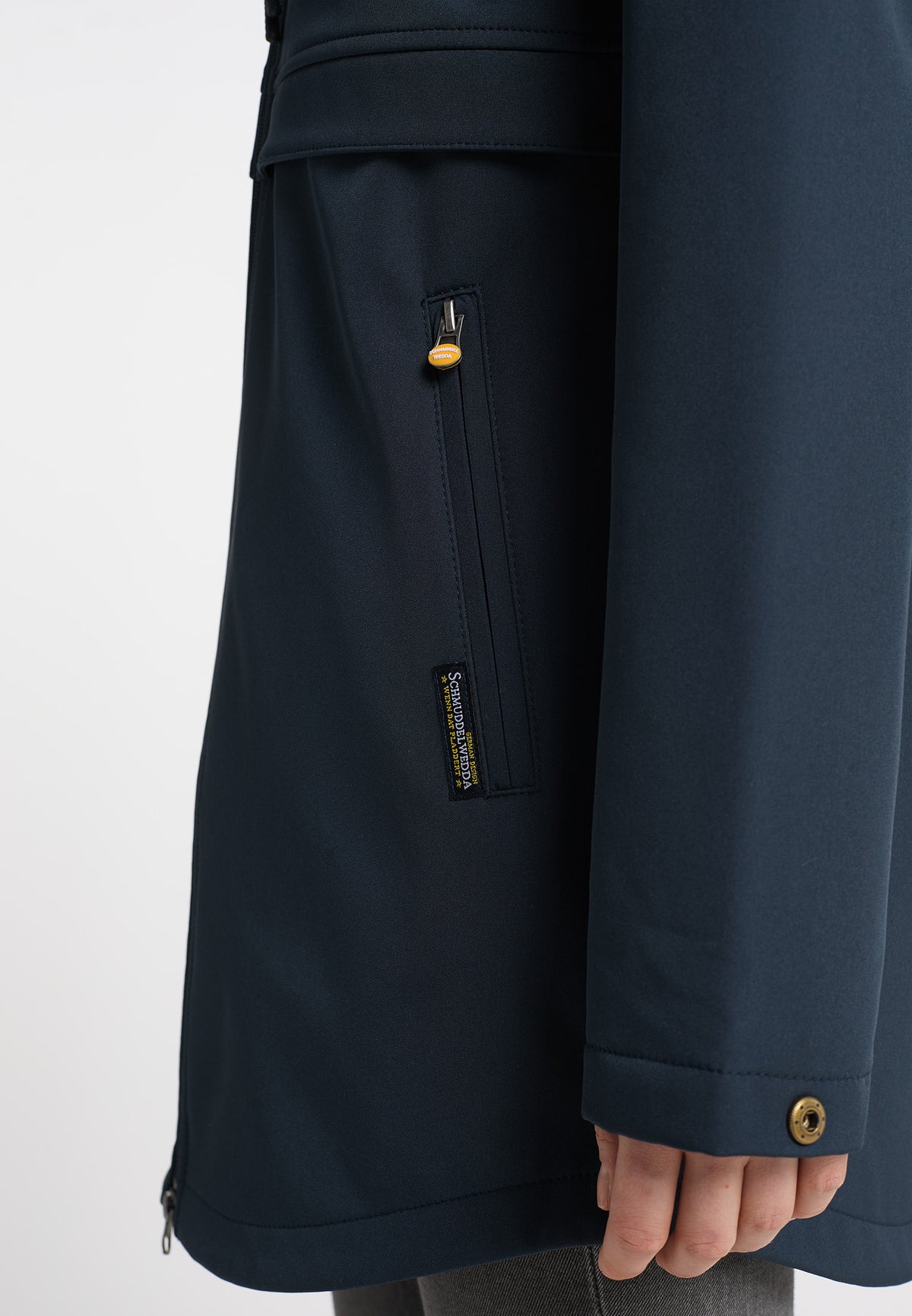 Schmuddelwedda Damen-Kurzmantel aus Softshell