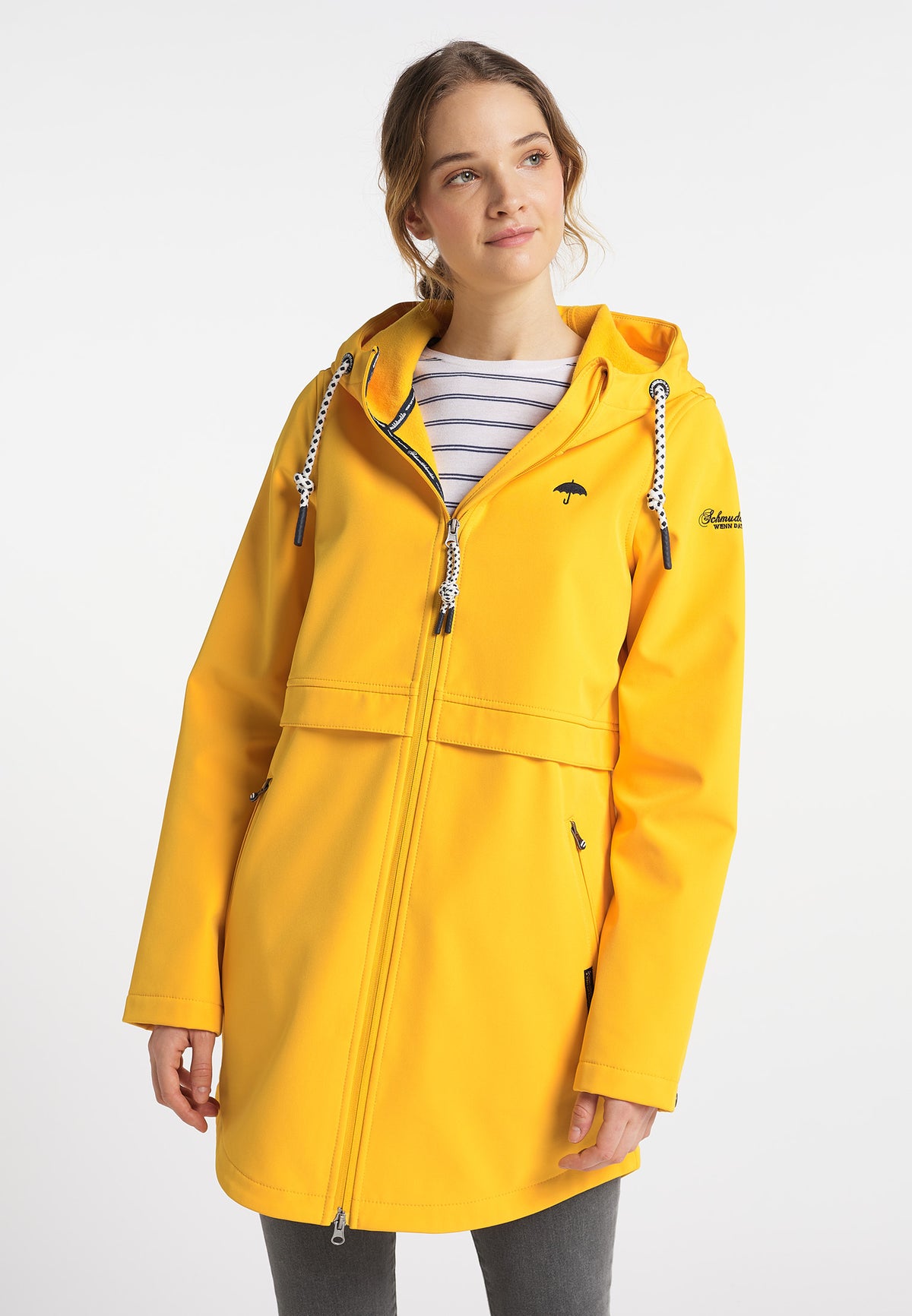 Schmuddelwedda Damen-Kurzmantel aus Softshell