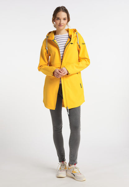Schmuddelwedda Damen-Kurzmantel aus Softshell