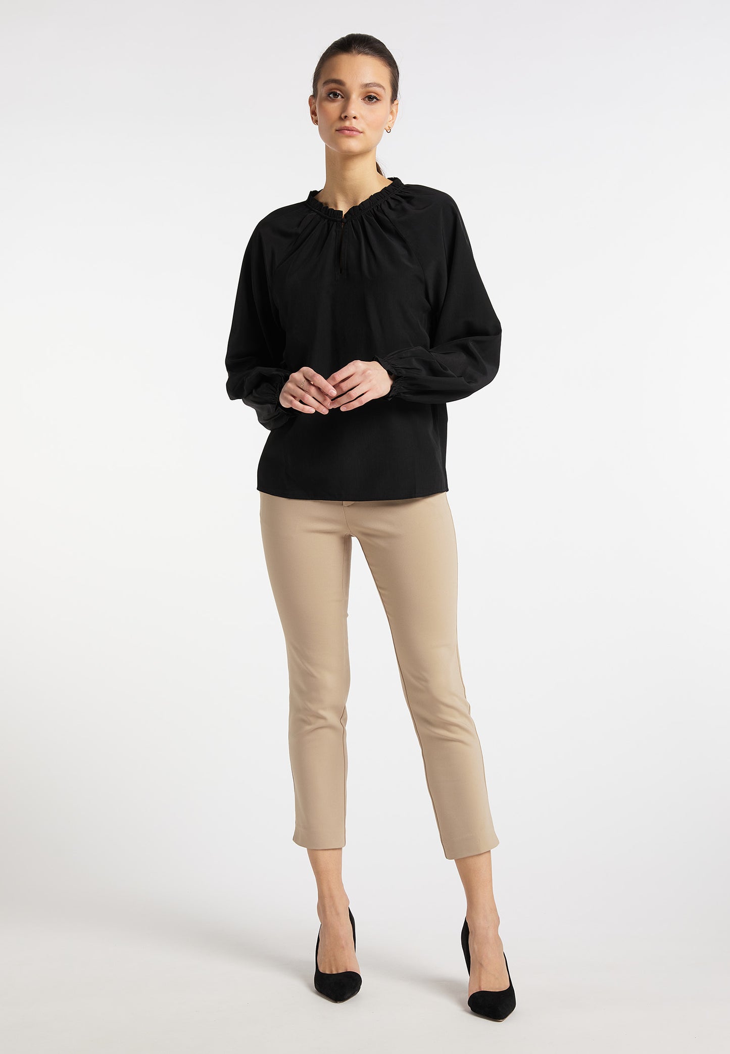 DreiMaster Klassik Women's Long Sleeve Blouse - Schmuddelwedda Shop