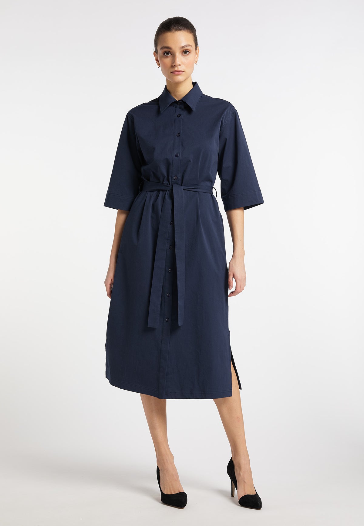 DreiMaster Klassik Hemdblusenkleid
