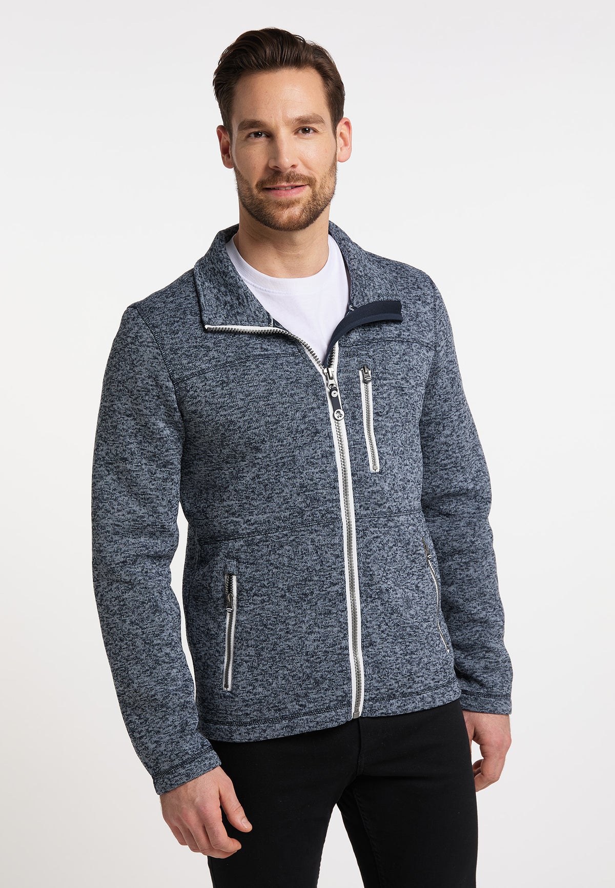 Schmuddelwedda Men's Strickfleecejacke