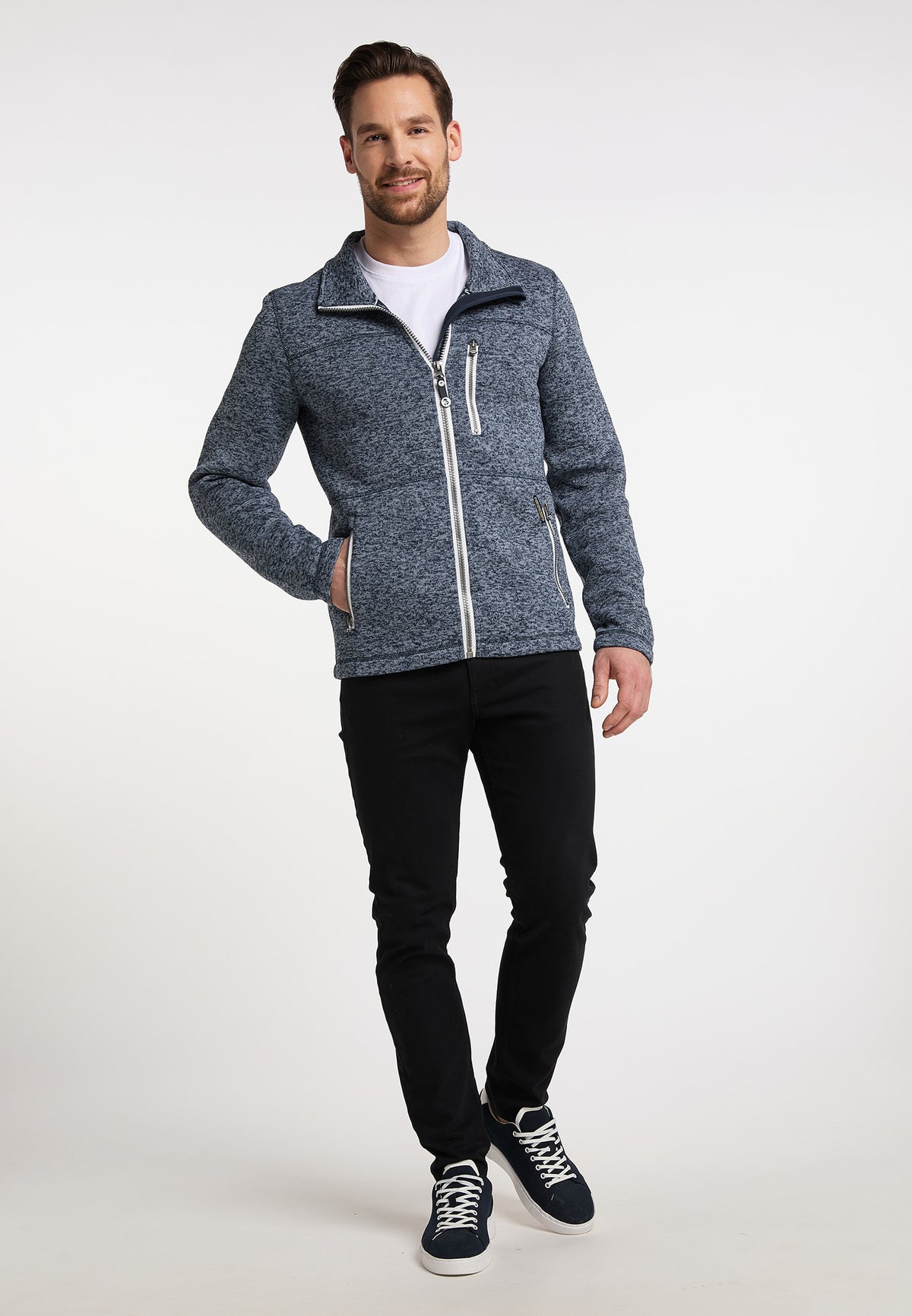 Schmuddelwedda Men's Strickfleecejacke