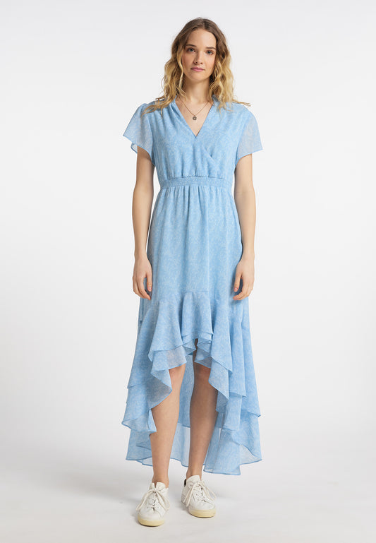 DreiMaster Vintage Damenkleid mit Rüschen