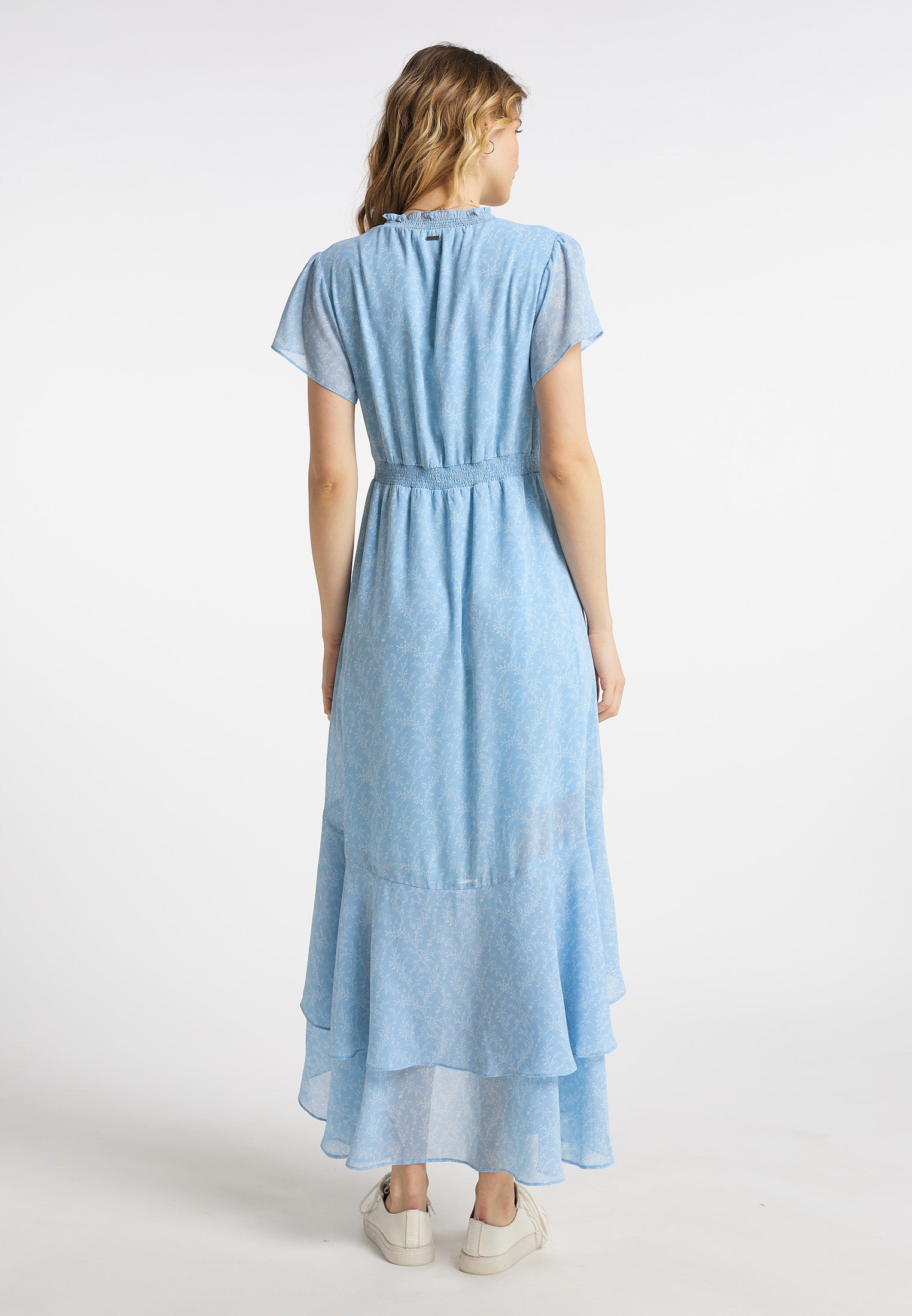 DreiMaster Vintage Damenkleid mit Rüschen