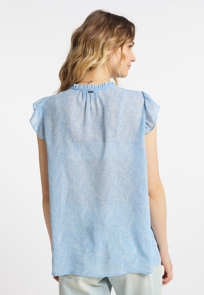 DreiMaster Vintage Damen-Kurzarmbluse