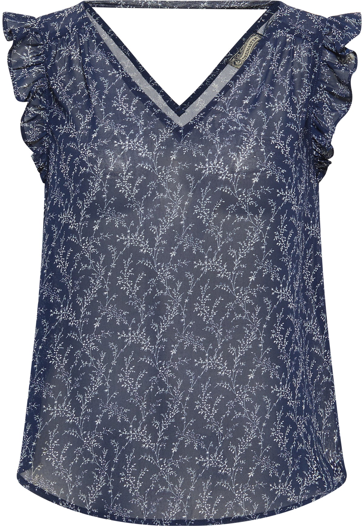 DreiMaster Vintage Damen-Kurzarmbluse