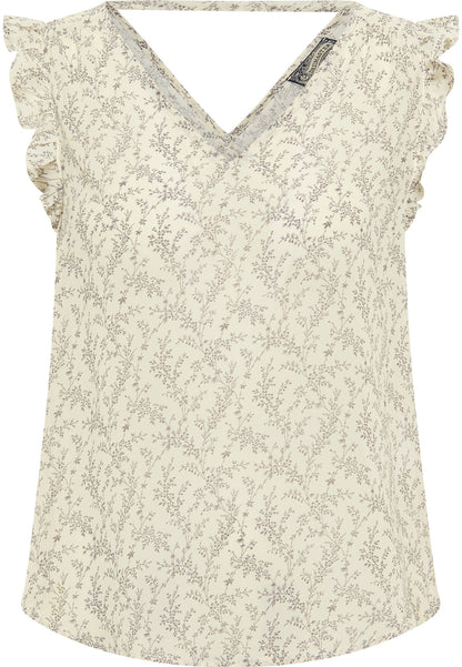 DreiMaster Vintage Damen-Kurzarmbluse