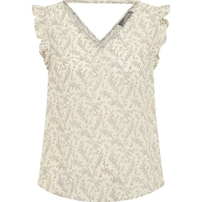 DreiMaster Vintage Damen-Kurzarmbluse