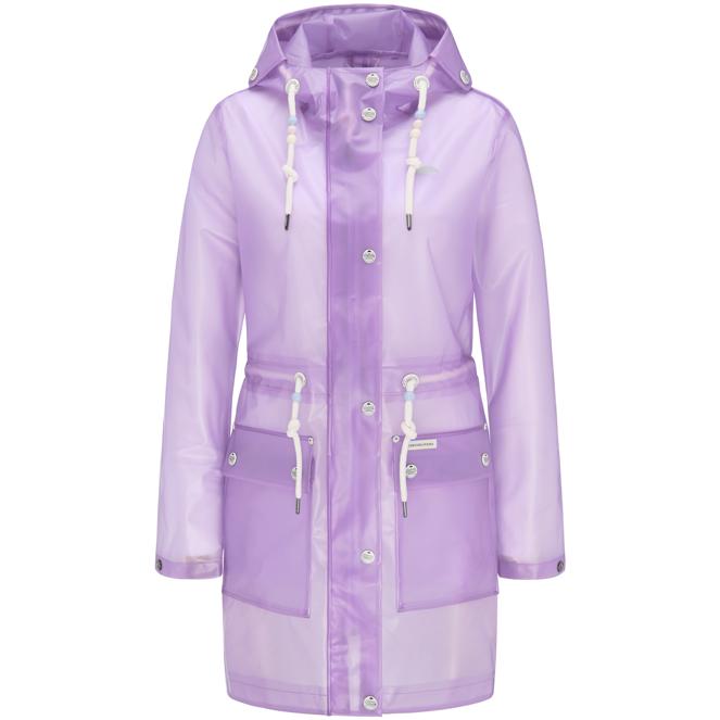 Schmuddelwedda Women's Transparenter Damen Parka