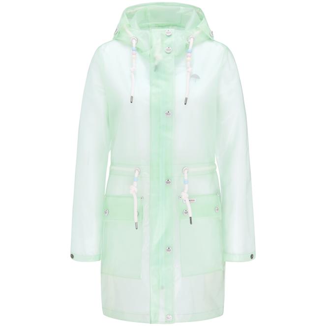 Schmuddelwedda Women's Transparenter Damen Parka