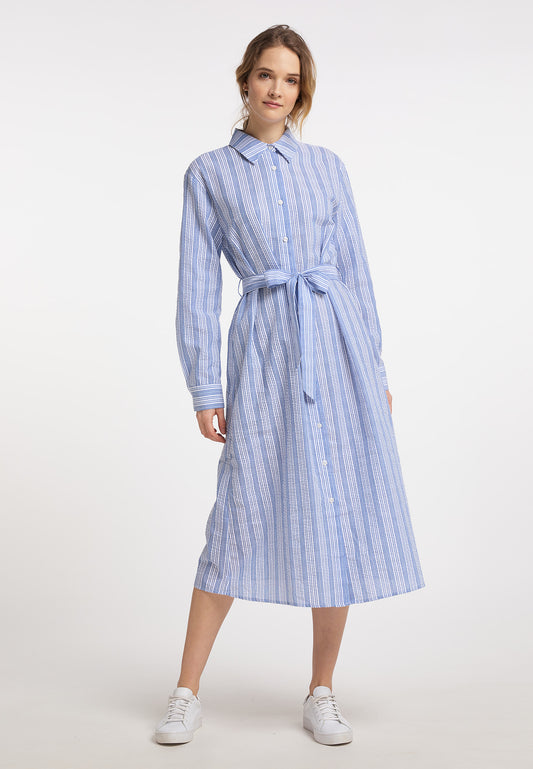 DreiMaster Maritim Damen-Hemdblusenkleid