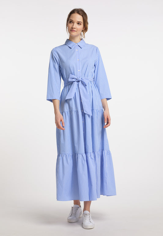 DreiMaster Maritim Damen-Maxishirtkleid