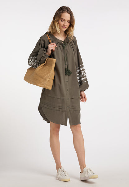 DreiMaster Vintage Women's Oversized Kleid