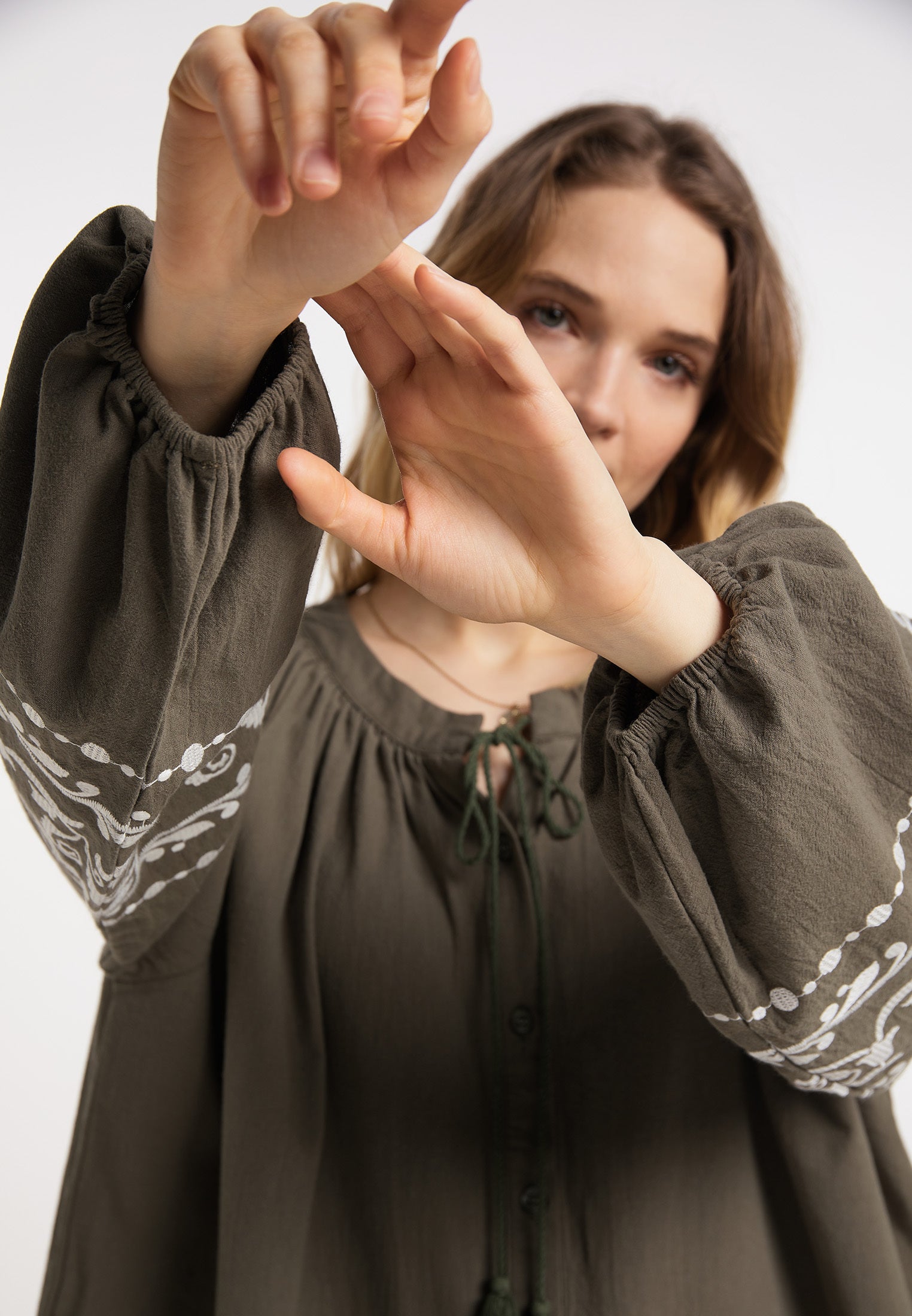 DreiMaster Vintage Women's Oversized Kleid