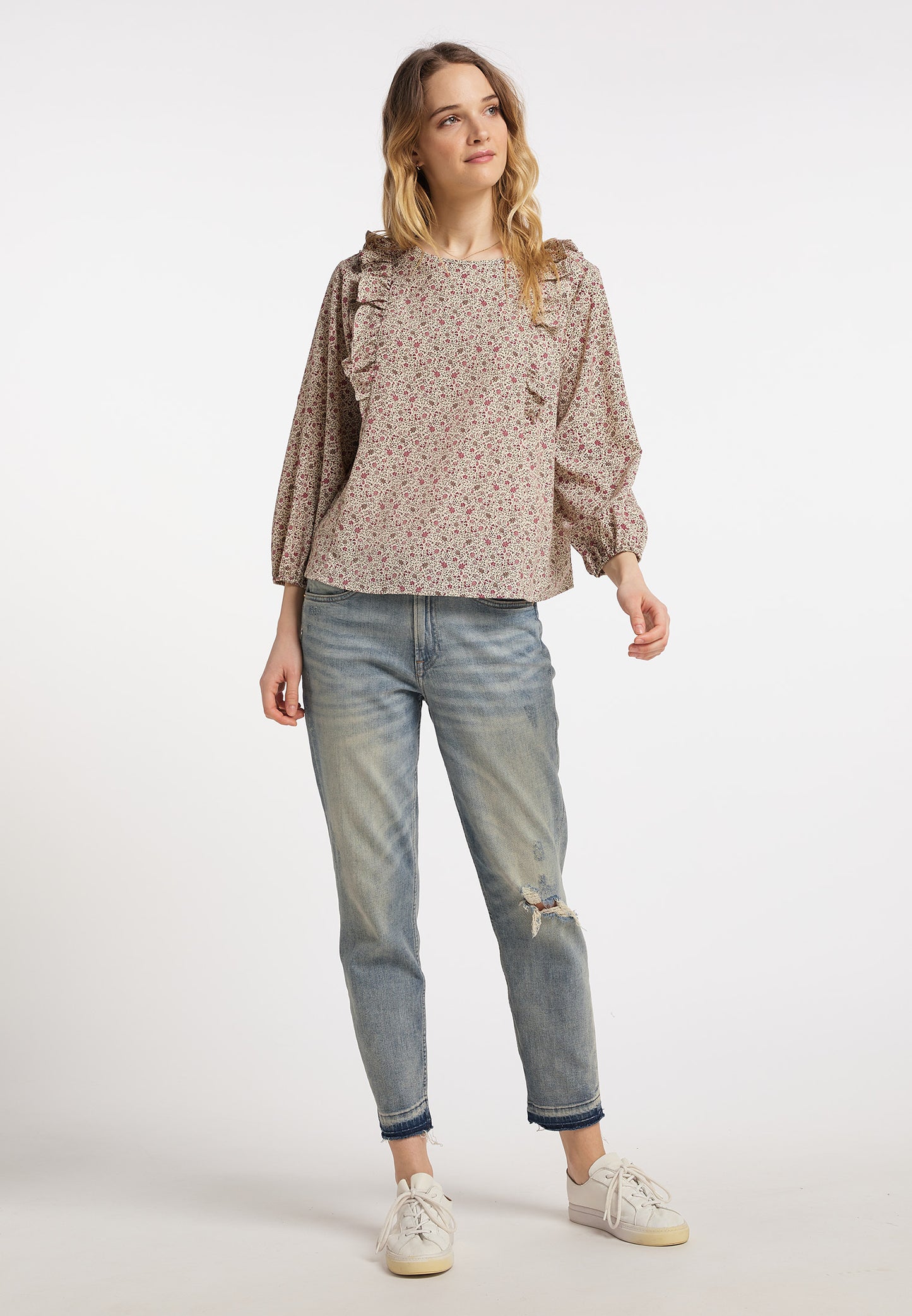 DreiMaster Vintage bluzka koszulowa damska