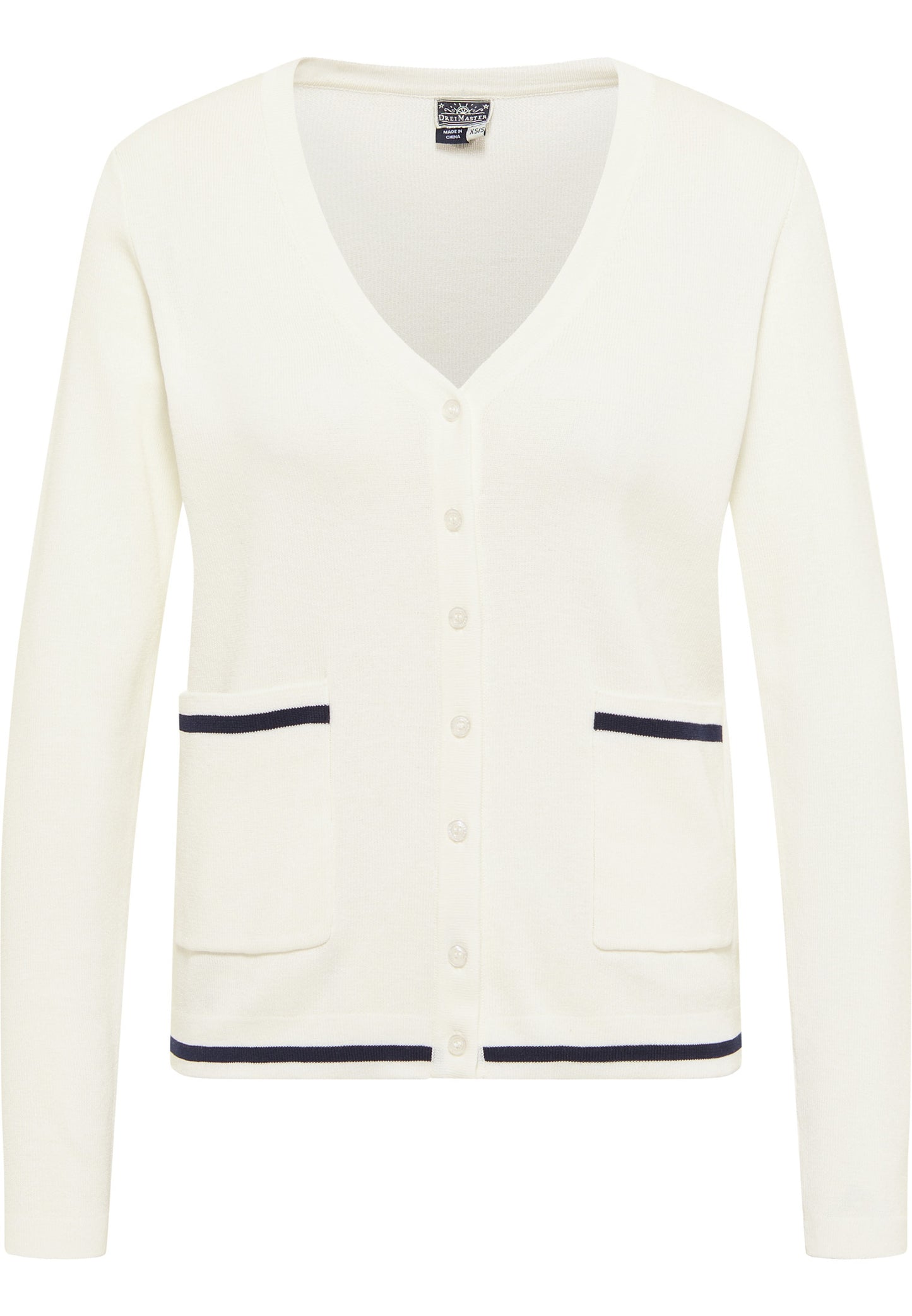 DreiMaster Maritim Women's Cardigan With Button