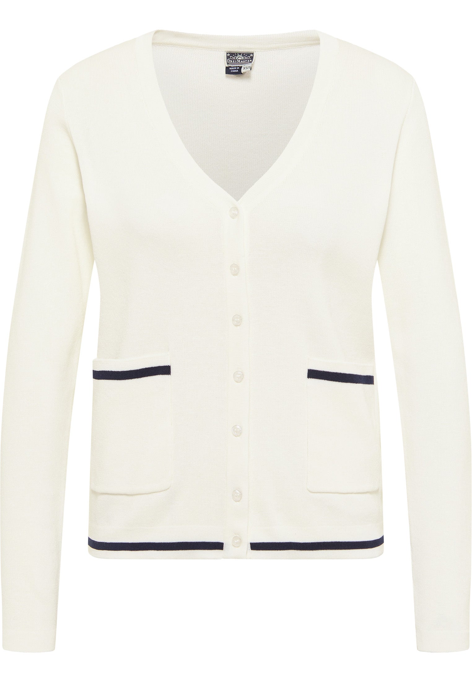 DreiMaster Maritim Women's Cardigan With Button