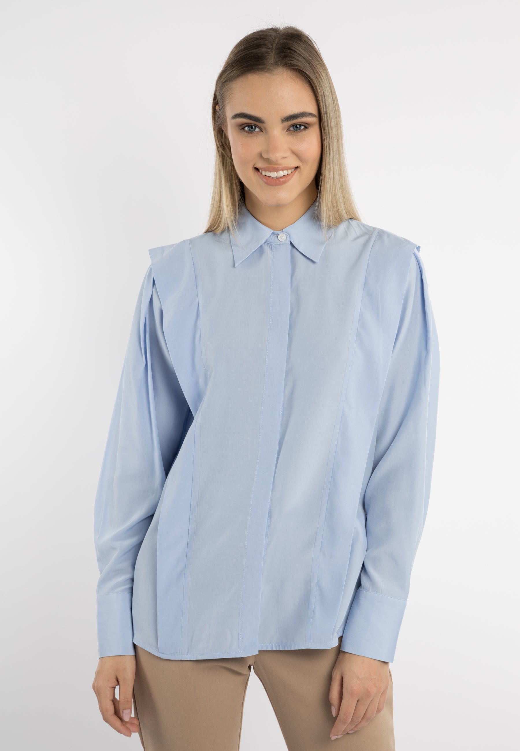 DreiMaster Klassik Women's Long Sleeve Blouse - Schmuddelwedda Shop