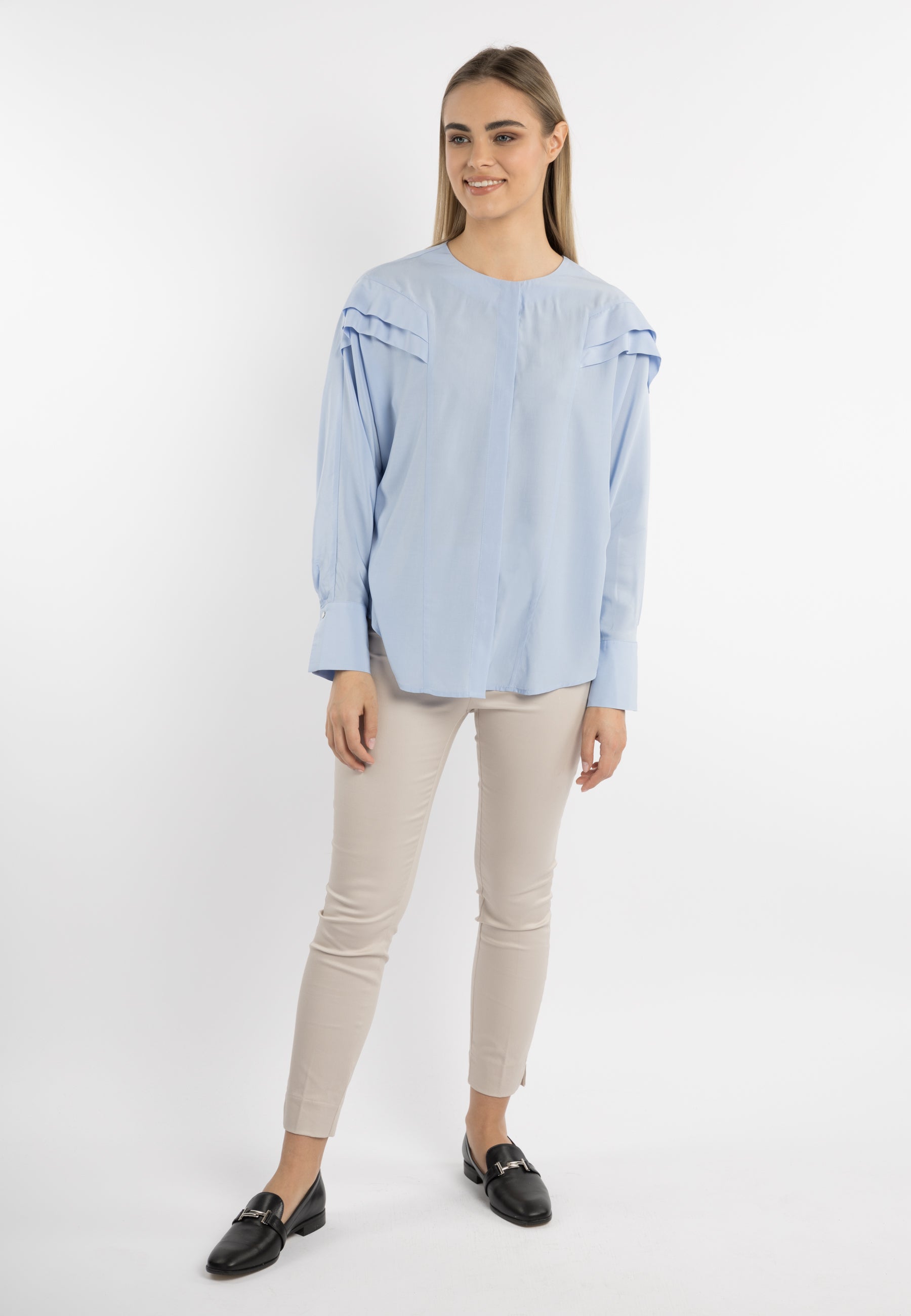 DreiMaster Klassik Women's Long Sleeve Blouse - Schmuddelwedda Shop
