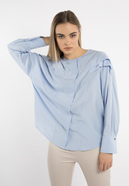 DreiMaster Klassik Women's Long Sleeve Blouse - Schmuddelwedda Shop