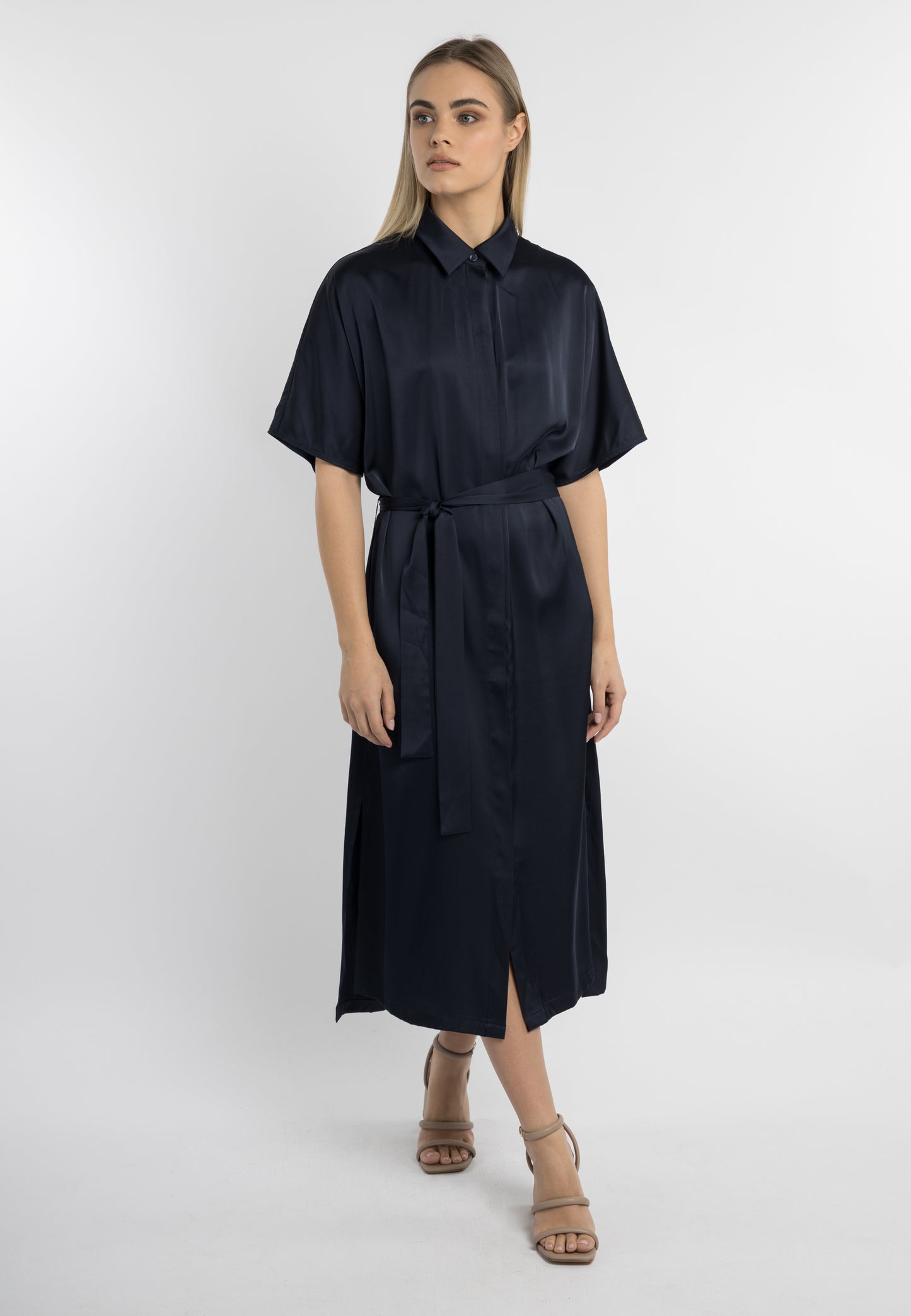 DreiMaster Klassik Women's Dress Short Sleeve Maxi - Schmuddelwedda Shop