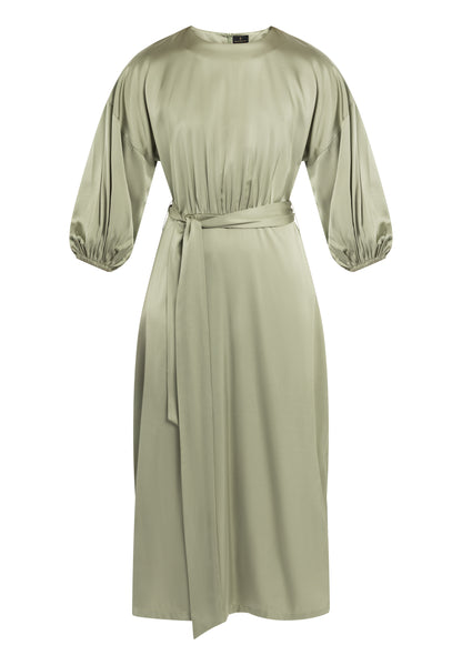 DreiMaster Klassik Women's Satin Maxi Dress - Schmuddelwedda Shop