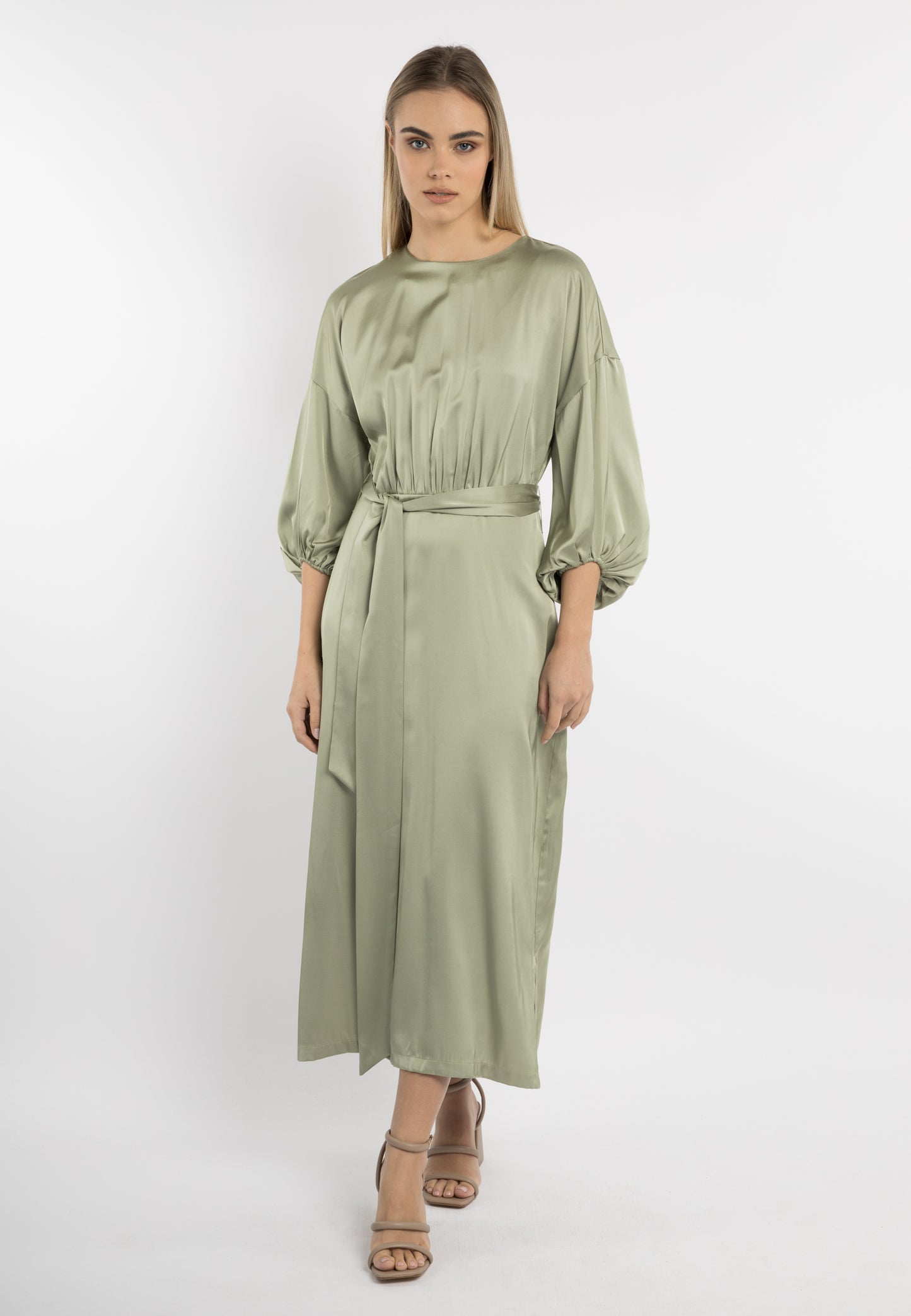 DreiMaster Klassik Women's Satin Maxi Dress - Schmuddelwedda Shop