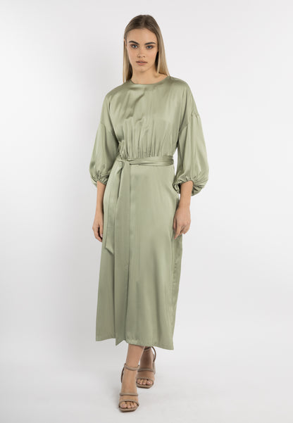 DreiMaster Klassik Women's Satin Maxi Dress - Schmuddelwedda Shop