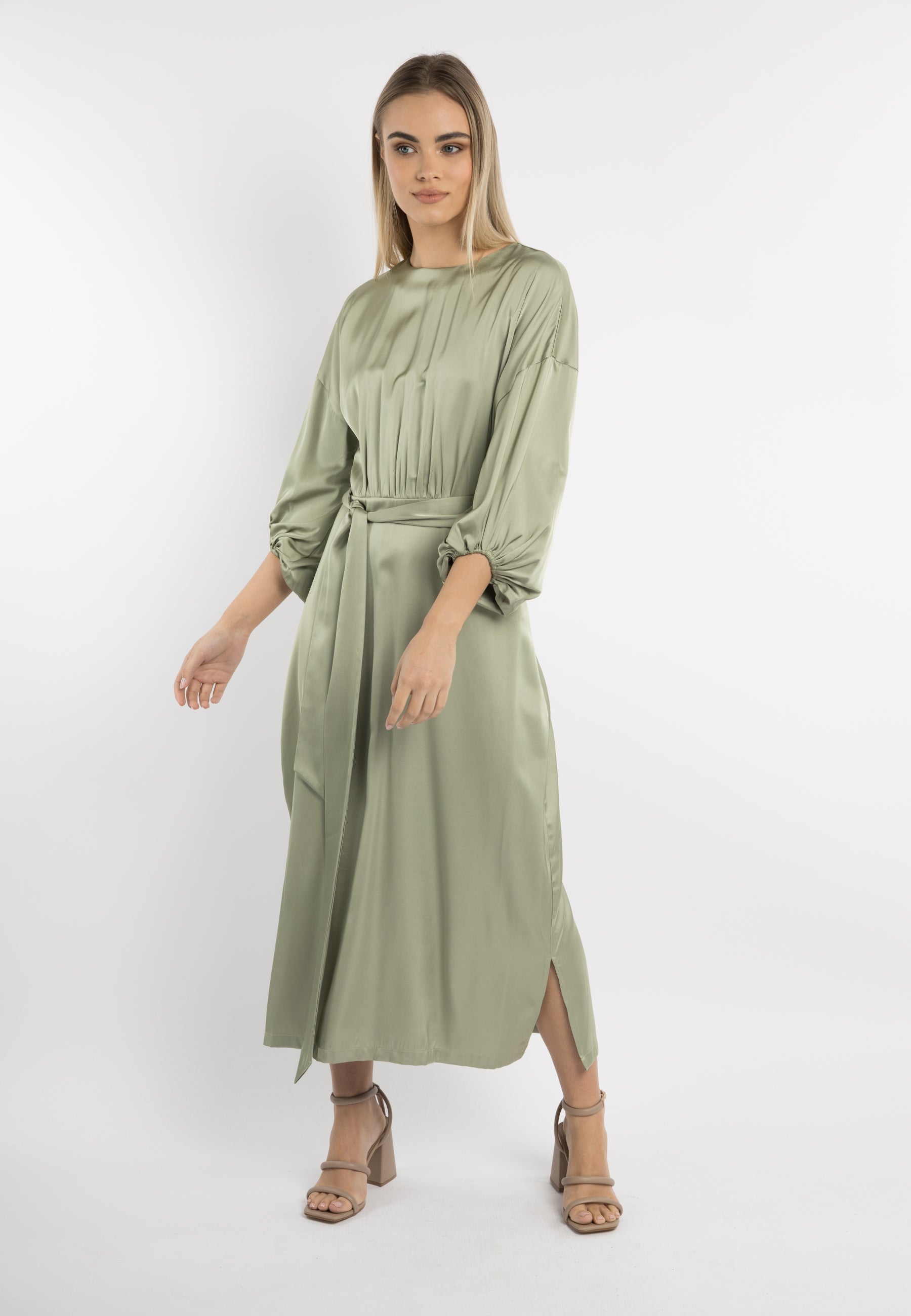 DreiMaster Klassik Women's Satin Maxi Dress - Schmuddelwedda Shop