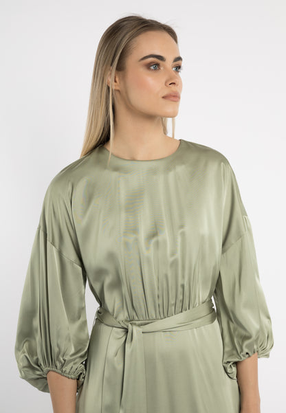 DreiMaster Klassik Women's Satin Maxi Dress - Schmuddelwedda Shop