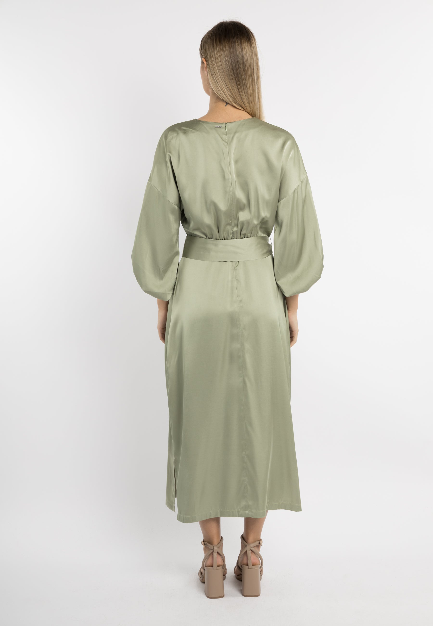 DreiMaster Klassik Women's Satin Maxi Dress - Schmuddelwedda Shop