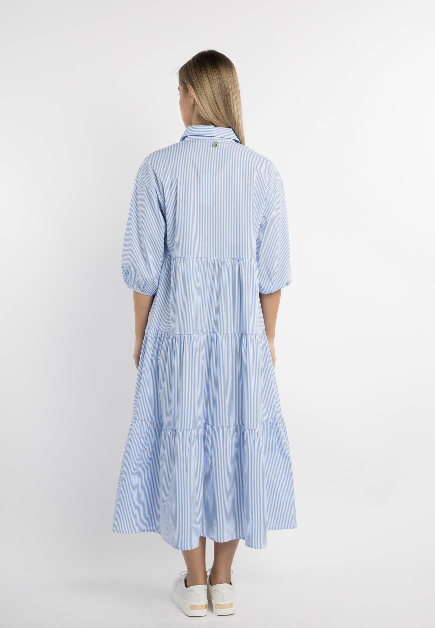 DreiMaster Maritim Women's Gestreiftes Maxikleid