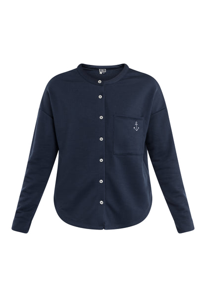 DreiMaster Maritim Bluza dresowa damska z kapturem