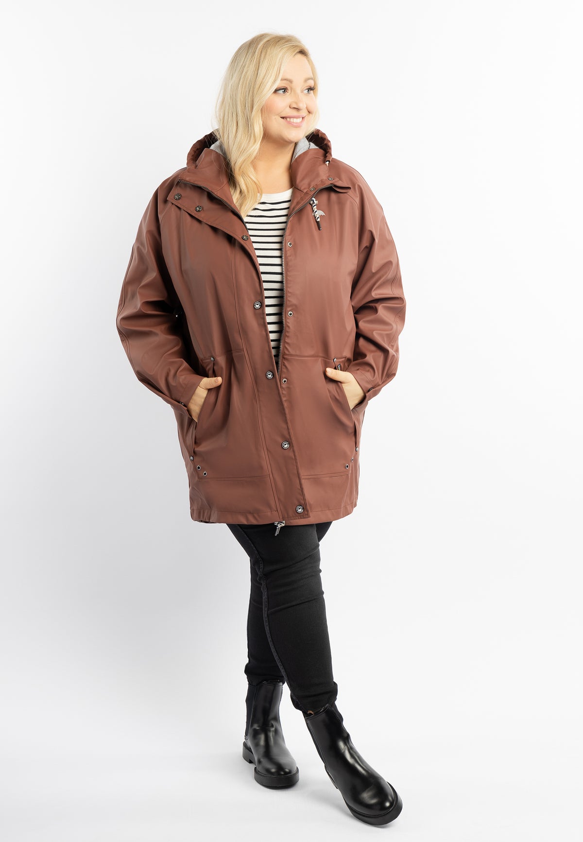 Schmuddelwedda Damen Übergröße Regenparka