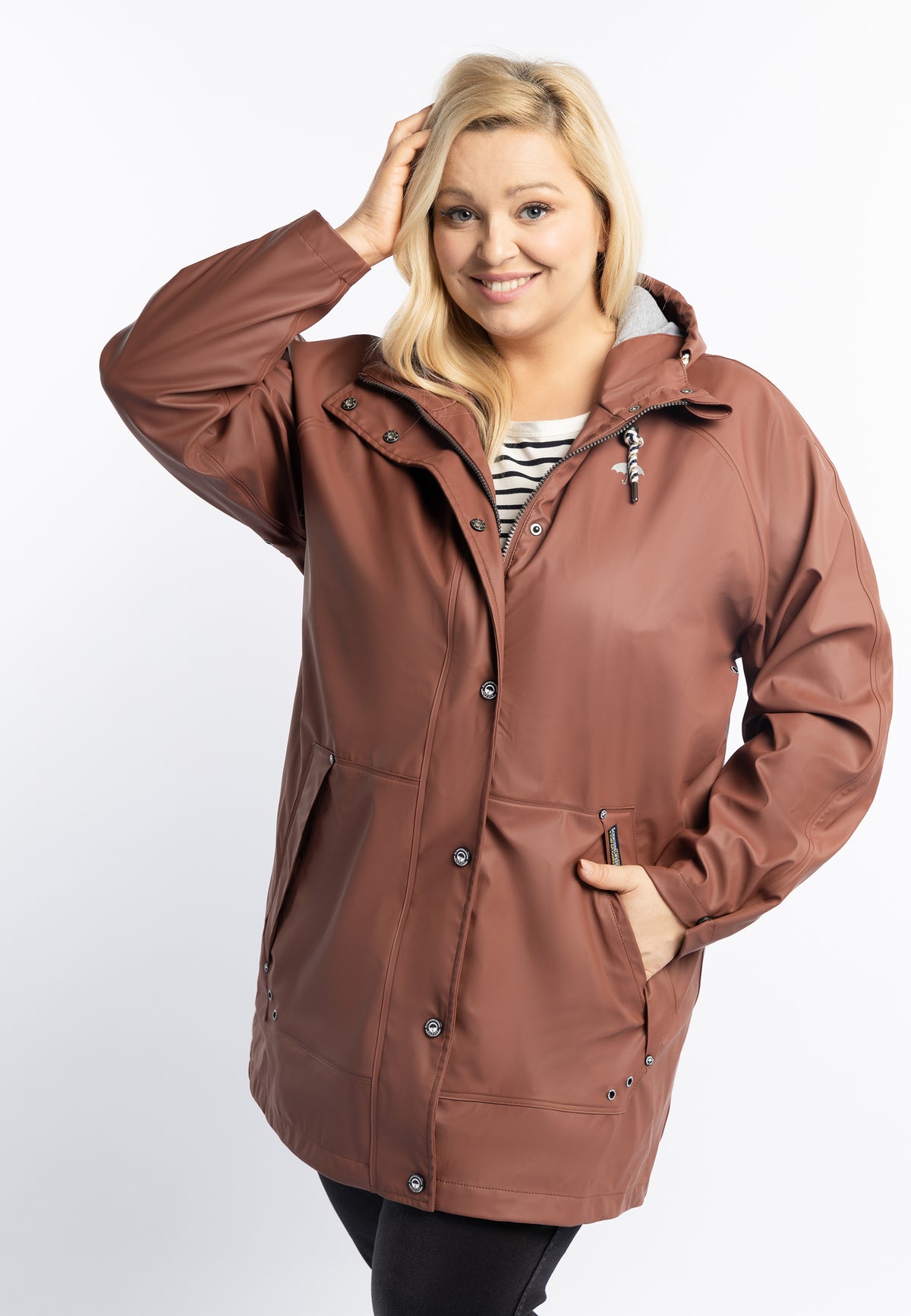 Schmuddelwedda Damen Übergröße Regenparka