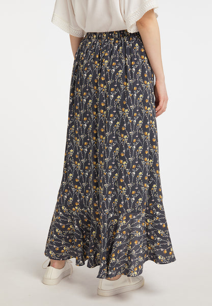 DreiMaster Vintage Damen-Midirock mit Volant