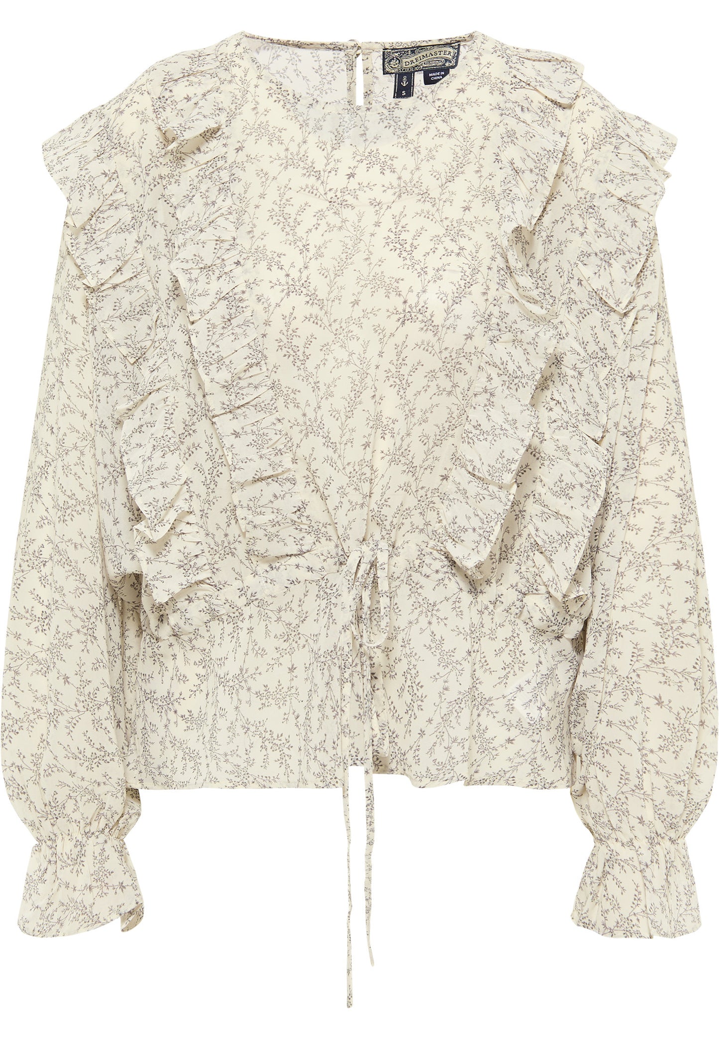 DreiMaster Vintage bluzka z długim rękawem damska