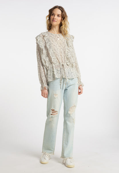 DreiMaster Vintage bluzka z długim rękawem damska