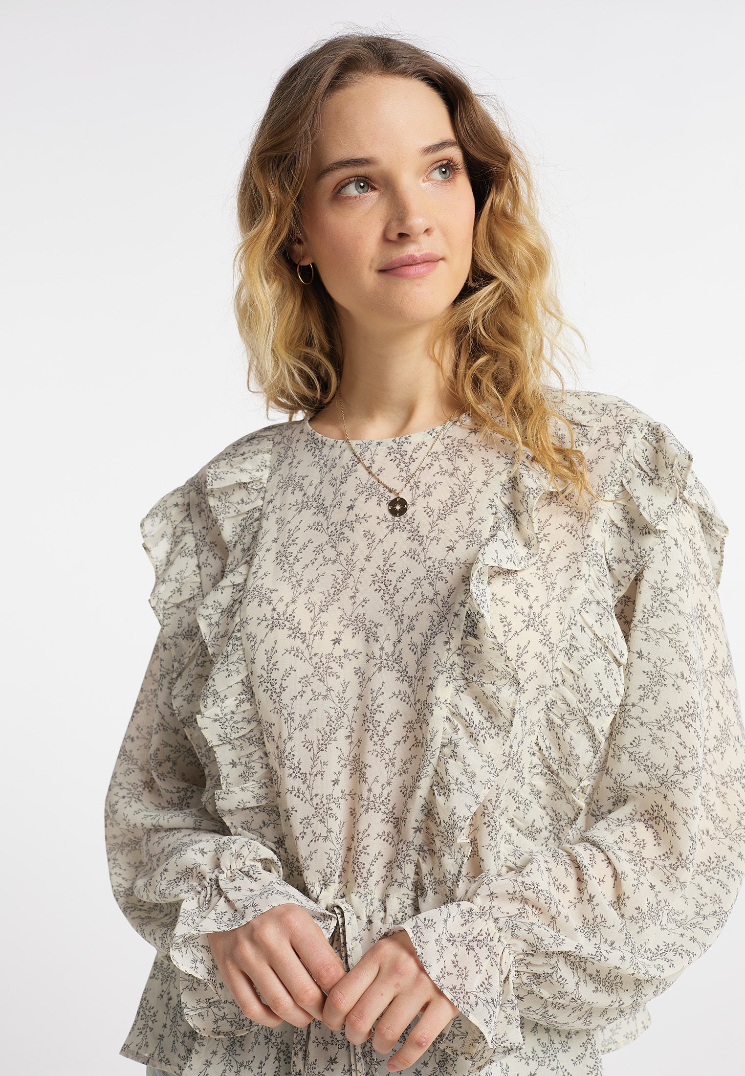 DreiMaster Vintage bluzka z długim rękawem damska