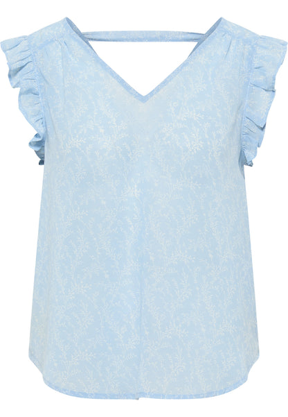 DreiMaster Vintage Damen-Kurzarmbluse