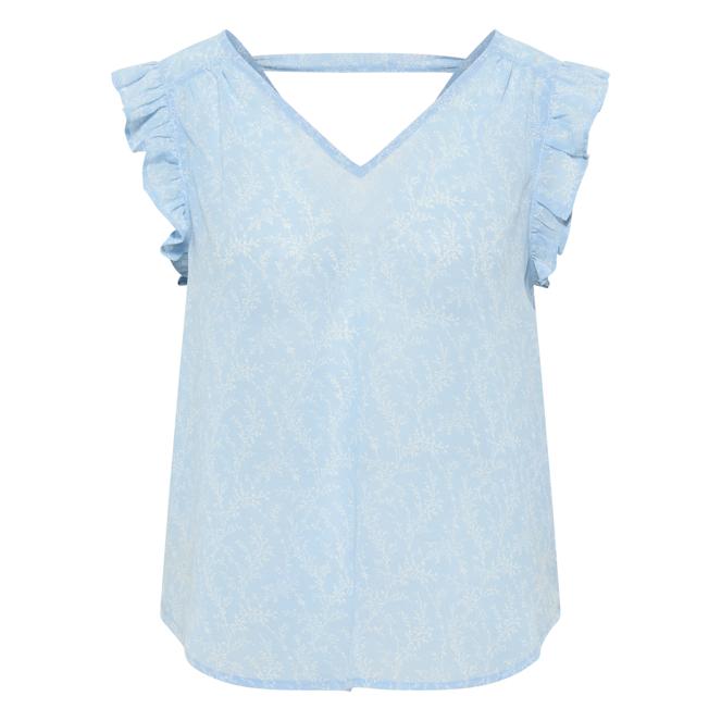 DreiMaster Vintage Damen-Kurzarmbluse