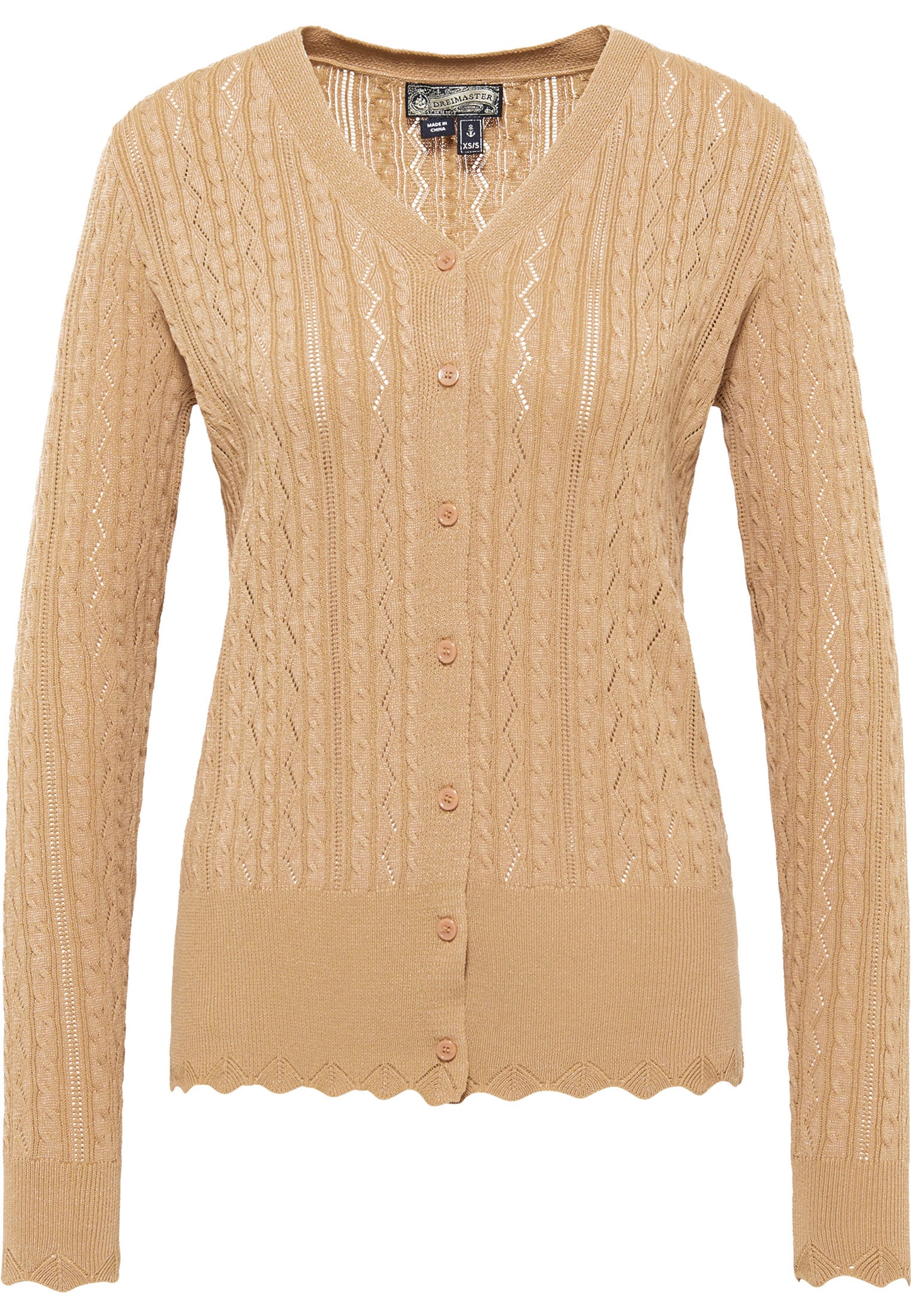 DreiMaster Vintage kardigan z guzikami damski