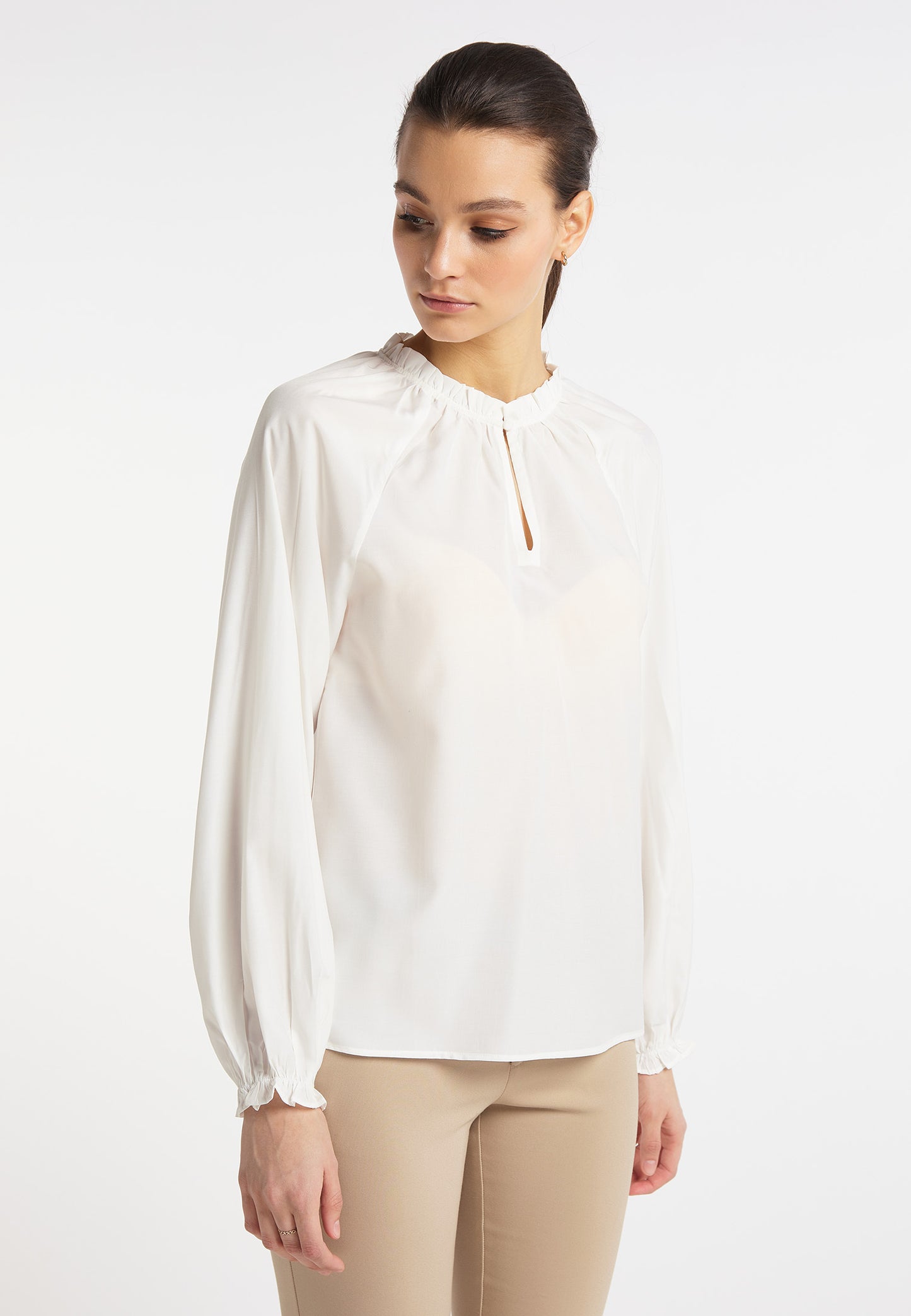 DreiMaster Klassik Women's Long Sleeve Blouse - Schmuddelwedda Shop